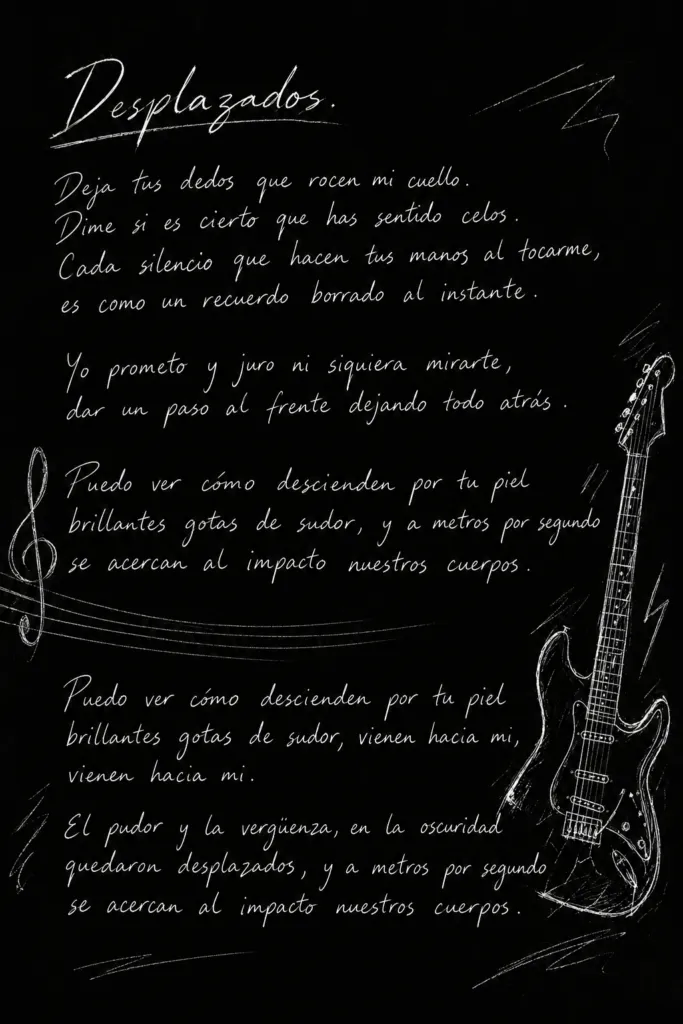 Letra de Desplazados, Cometa Diablo